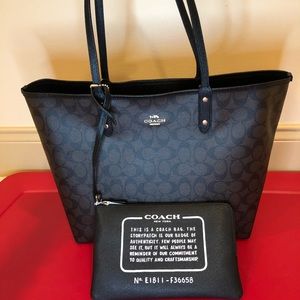 Coach Large Reversible City Tote